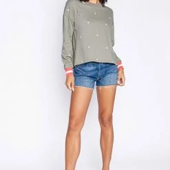 PJ Salvage Happy Vibes Long Sleeve Top REHVLS