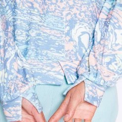 PJ Salvage Molten Marble Long Sleeve Top REMMLS