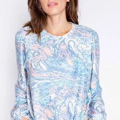 PJ Salvage Molten Marble Long Sleeve Top REMMLS