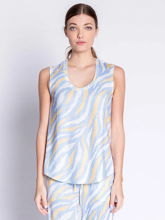 PJ Salvage Tiger Dots Tank RETDTK