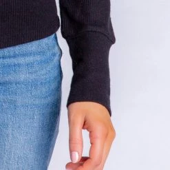 PJ Salvage Textured Essentials Long Sleeve Top RITELS