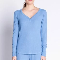 PJ Salvage Textured Essentials Long Sleeve Top RITELS