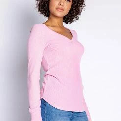 PJ Salvage Textured Essentials Long Sleeve Top RITELS