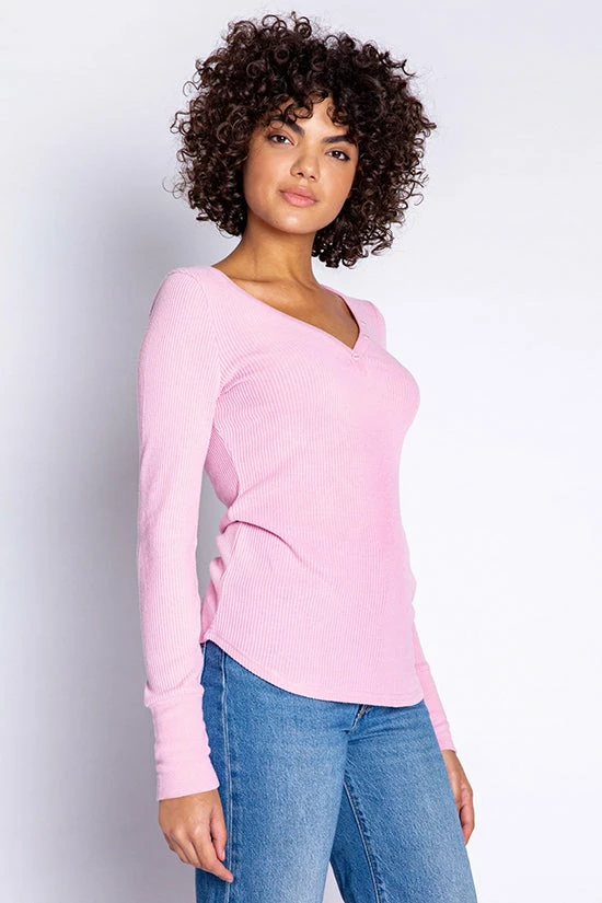 PJ Salvage Textured Essentials Long Sleeve Top RITELS