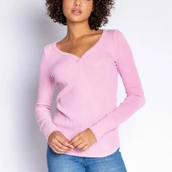 PJ Salvage Textured Essentials Long Sleeve Top RITELS