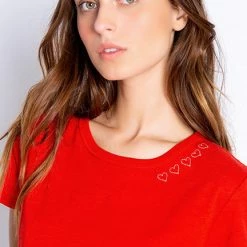 PJ Salvage Sealed With A Kiss Tee Shirt RWSKT