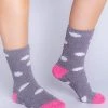 PJ Salvage Fun Socks In Charcoal RZFX2