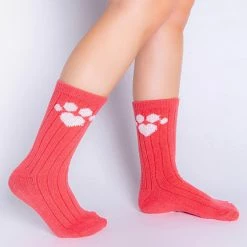 PJ Salvage Fun Socks RZFX3 - Burnt Red