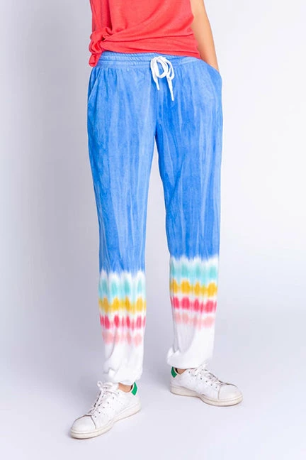PJ Salvage Rainbow Sunsets Banded Pant RZRSP