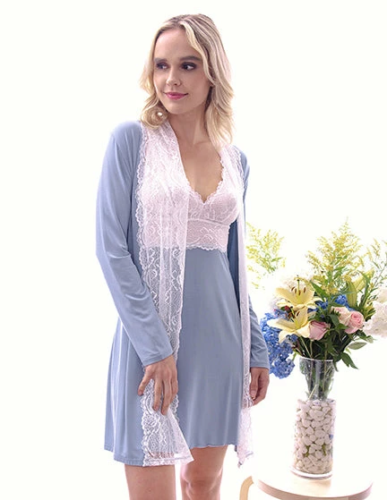 Samantha Chang Home Lace Front Robe SC228016