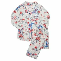 The Cat's Pajamas The Cats Pajamas Zoe Long Sleeve PJ Set 360-840-WH