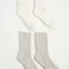Z Lounge 2-Pack Plush Socks ZLA214705 Z Supply Lounge
