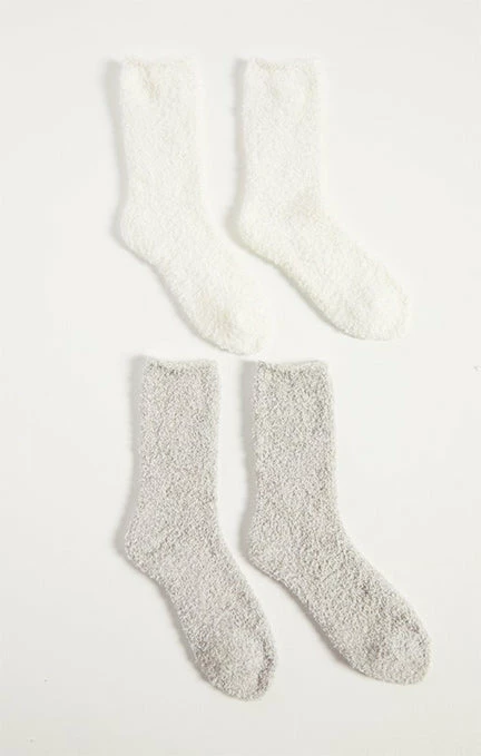 Z Lounge 2-Pack Plush Socks ZLA214705 Z Supply Lounge