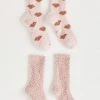 Z Supply Lounge Z Lounge 2-Pack Plush Lip Socks ZLA221754