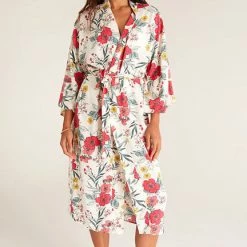 Z Supply Lounge Z Lounge Bed To Beach Floral Kimono ZLJ222172