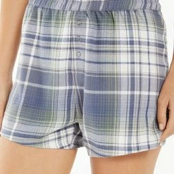 Z Lounge Plaid Flannel Boxer ZLS214409