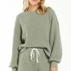 Z Supply Lounge Z Lounge Sedona Waffle Long Sleeve Top ZLT214403
