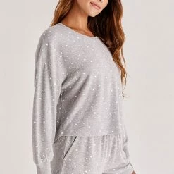 Z Lounge Lina Star L/S Top ZLT221730 Z Supply Lounge