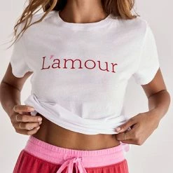 Z Lounge Organic Easy L'Amour Tee ZLT221956 Z Supply Lounge