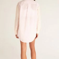 Z Supply Lounge Z Lounge Poolside Mix Stripe Shirt ZLT222151