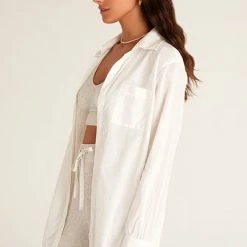 Z Supply Lounge Z Lounge Poolside Button Up Shirt ZLT222208