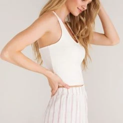 Z Supply Lounge Z Lounge Sneak Peek Rib Tank ZLT223353