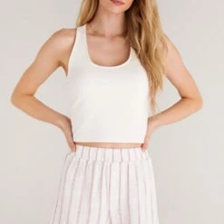 Z Supply Lounge Z Lounge Sneak Peek Rib Tank ZLT223353