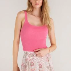 Z Lounge Knit Gauze Tank ZLT223368 Z Supply Lounge