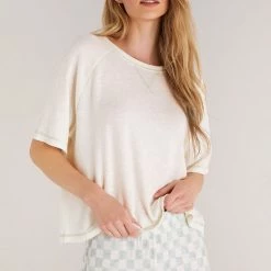 Z Lounge Roadtrip Short Sleeve Raglan Top ZLT223388