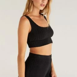 Z Lounge Zoe Rib Tank Bra ZLT223583 Z Supply Lounge
