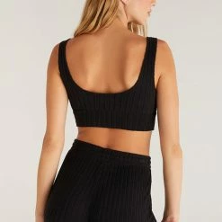 Z Lounge Zoe Rib Tank Bra ZLT223583 Z Supply Lounge