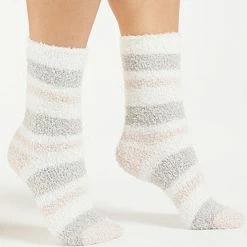 Z Lounge 2-Pack Plush Stripe Socks ZLA214457
