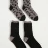 Z Supply Lounge Z Lounge 2-Pack Plush Leo Socks ZLA214458
