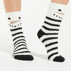Z Supply Lounge Z Lounge Snowman Plush Socks ZLA214440