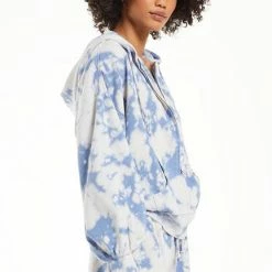 Z Lounge Hearts Tie-Dye Hoodie ZLJ213952